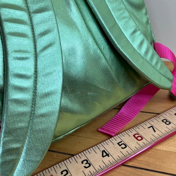 American Girl Flutter Wings Butterfly Back Pack WellieWishers Doll Carrier Green - Picture 6 of 11